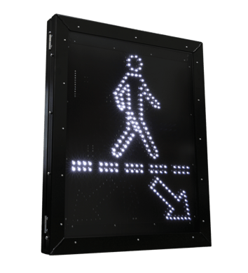 Pedestrian Crossing LED Blank Out Sign