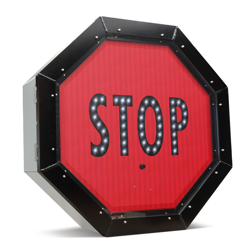 LED Blank Out Sign – Stop sign ”STOP” or “HOLD”