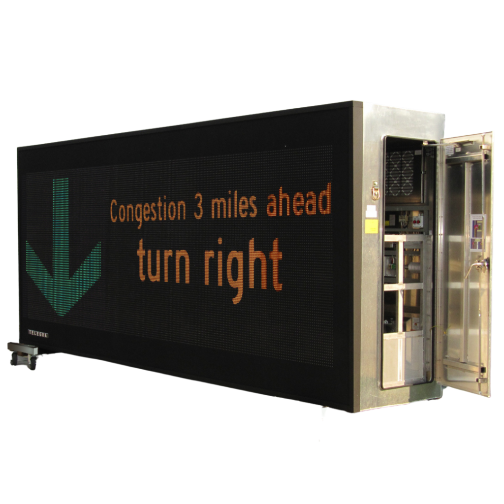 LED Customizable Road Sign Orange Traffic inc.