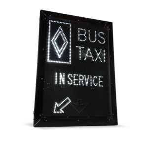 Reserved Bus/Taxi Lane Sign – LS3648-P250-BUS